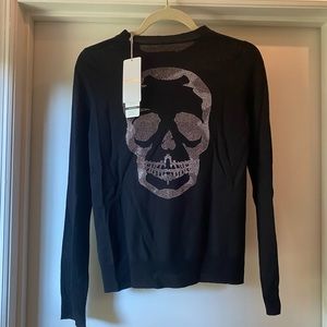 Zadig and Voltaire Embellished Skull Sweater